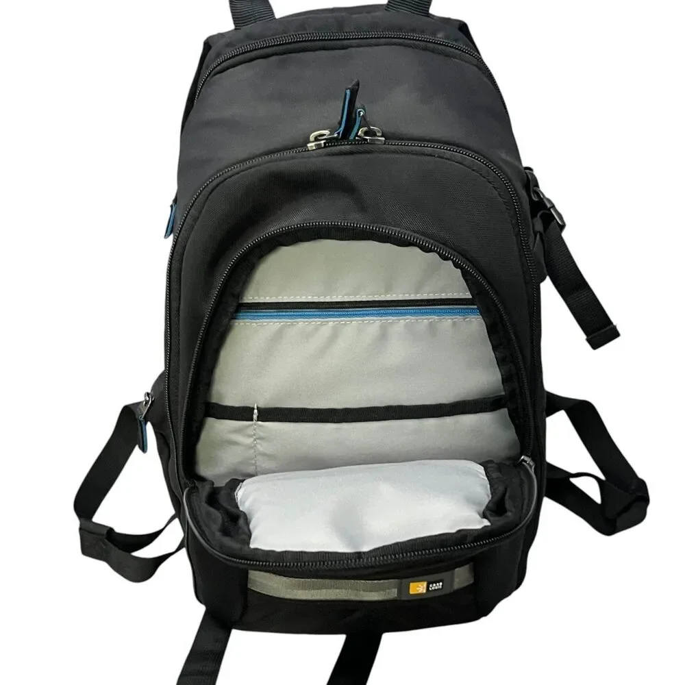 Case Logic CPL-108B DSLR Camera Backpack Black iPad Padded Dividers Tripod